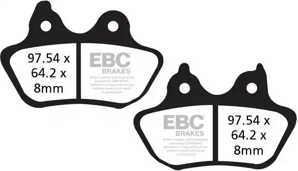 Luxe EBC - FA434HH - Brake Pads - Sintered Sportbike