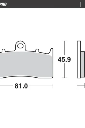 Topkwaliteit MOTO MASTER - 405904 - Brake Pads - Ceramic