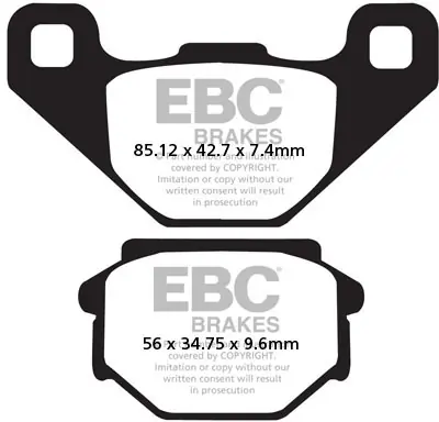EBC - FA382 - Brake Pads - Organisch Beperkte Voorraad