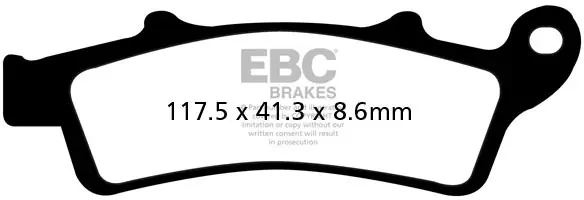 Lage Prijs EBC - SFA324 - Brake Pads - Organic Remvoeringen