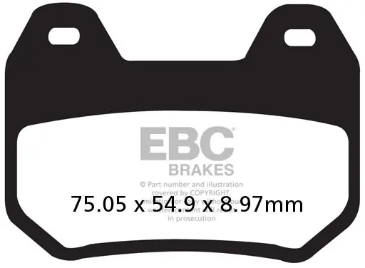 Express Levering EBC - FA304 - Brake Pads - Organic