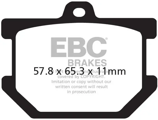 Betaalbaar EBC - FA 34V - Brake Pads - Semi-sintered kwaliteit