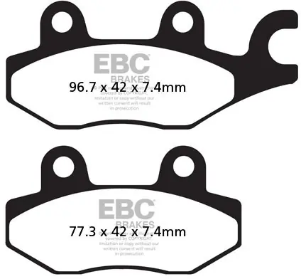 Laatste Kans EBC - FA165R - Brake Pads - Sintered Remblokken