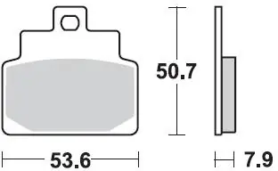 BRAKING - 842 SM1 - Brake Pads - Semi Metallic Professioneel