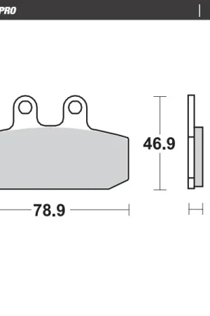 MOTO MASTER - 411704 - Brake Pads - Ceramic - Street Gecertificeerd