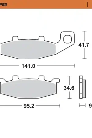 Meest Verkocht MOTO MASTER - 402102 - Brake Pads - Sinter