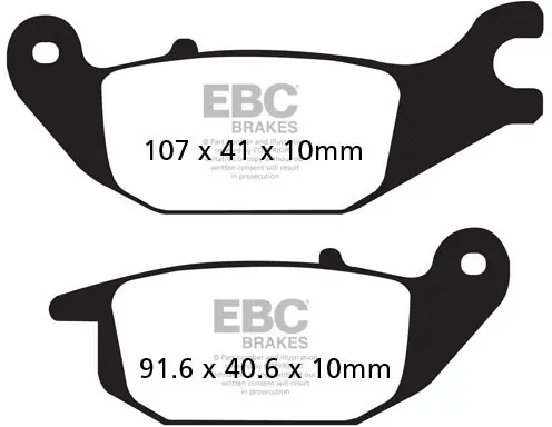 Modern EBC - FA343HH - Brake Pads - Sintered Sportbike