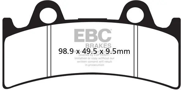 EBC - FA190 - Brake Pads - Organisch Groothandel