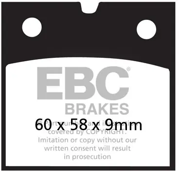 Shop Nu EBC - FA077 - Brake Pads - Organic