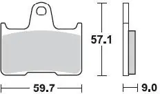 Gereduceerde Prijs BRAKING - 875 CM56 - Brake Pads - Sintered