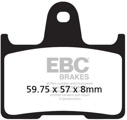Must-Have EBC - FA 254V - Brake Pads - Semi-sintered
