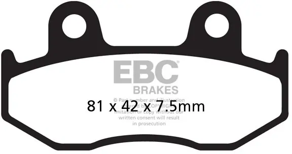 Exclusieve Aanbieding EBC - FA092R - Brake Pads - Sintered R