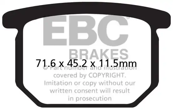 EBC - FA 65V - Brake Pads - Semi Sintered Dagaanbieding