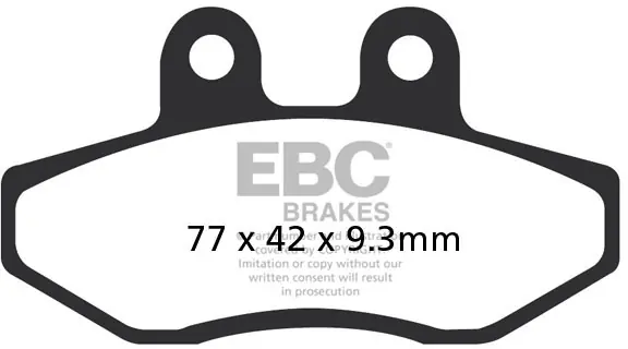 EBC - SFAC393 - Brake Pads - Carbon Remblokken Dagaanbieding