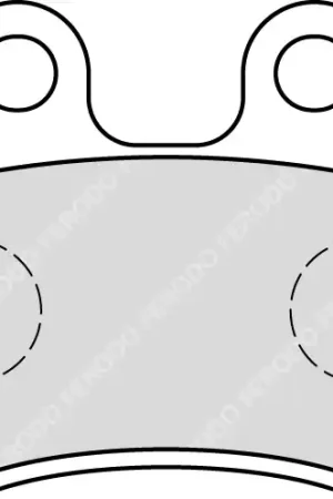 Hoge Kwaliteit FERODO - FDB2224EF - Brake Pads - Organic