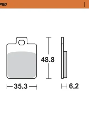 MOTO MASTER - 401503 - Brake Pads - Sintered Premium