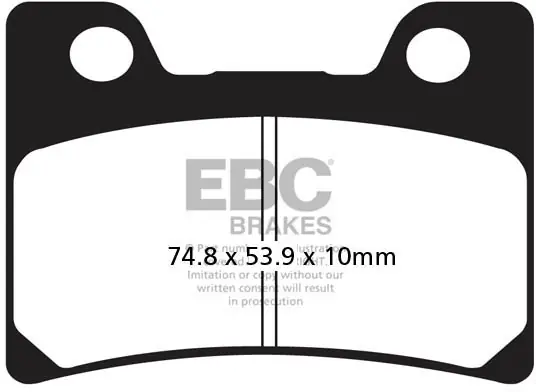Direct Beschikbaar EBC - FA182 - Brake Pads - Organisch
