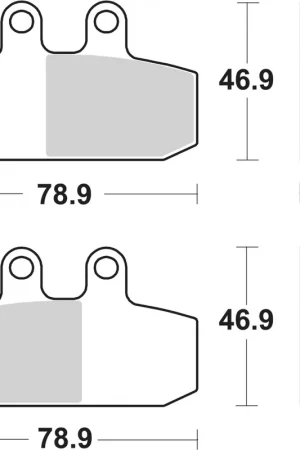 SBS - 179HF - Brake Pads - Organic - Street Authentiek
