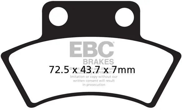 Weekendaanbieding EBC - FA232R - Brake Pads - Sintered R