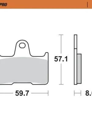 Tijdelijk Beschikbaar MOTO MASTER - 404402 - Brake Pads - Sinter