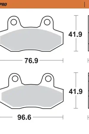 MOTO MASTER - 401303 - Brake Pads - Sinter Nieuw Model