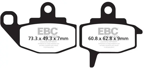 Rechtstreeks Van De Fabrikant EBC - FA130TT - Brake Pads - Organisch