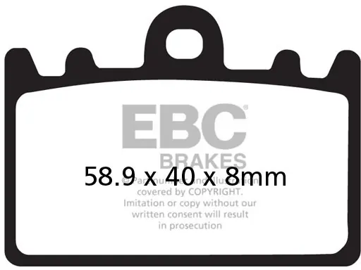 EBC - FA180HH - Brake Pads - Sintered Sportbike Remblokken Limited Edition