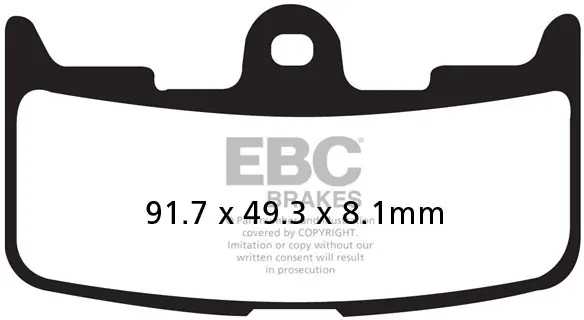 Nieuwe Collectie EBC - FA345HH - Brake Pads - Sintered Sportbike