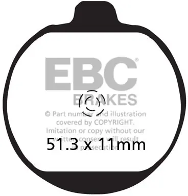 Hoge Kwaliteit EBC - FA062 - Remblokken - Organisch