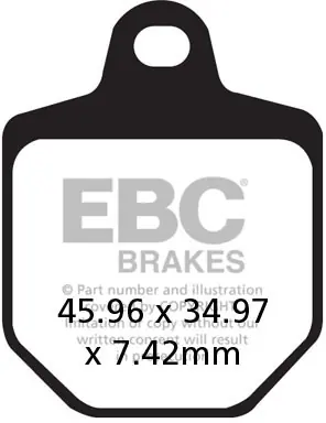 Professioneel EBC - FA433/4HH - Brake Pads - Sintered Sportbike