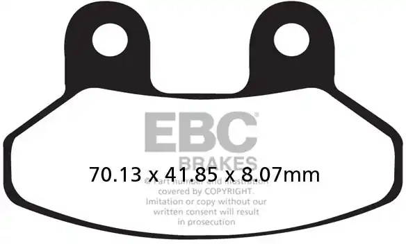 EBC - SFA306 - Brake Pads - Organisch Gratis Verzending