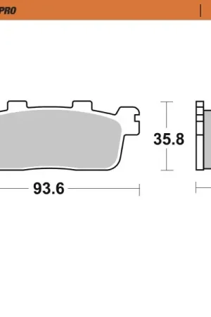 Gratis Verzending MOTO MASTER - 413303 - Brake Pads - Compatibel met Yamaha YP 400