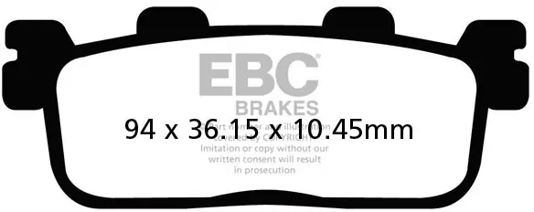 EBC - SFA607 - Brake Pads - Organisch Tijdelijk Beschikbaar