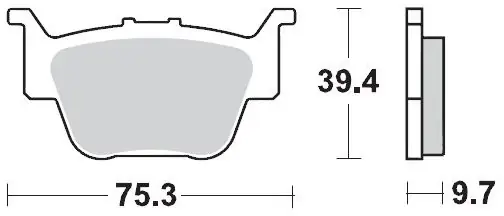 Gratis Verzending MOTO MASTER - 095111 - Brake Pads - Sinter Racing Off Road