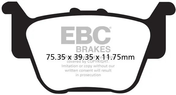 EBC - FA373TT - Brake Pads - Organic Exclusief