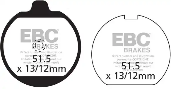 Koopje EBC - FA037 - Brake Pads - Organic Brake Pads