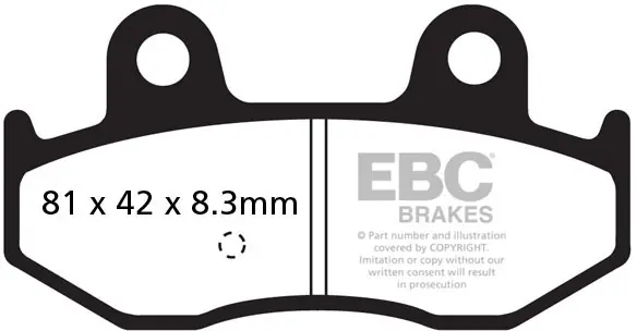 EBC - SFAC411 - Brake Pads - Carbon Remblokken Speciale Aanbieding