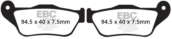 EBC - SFAC430 - Brake Pads - Carbon Remblokken Korting