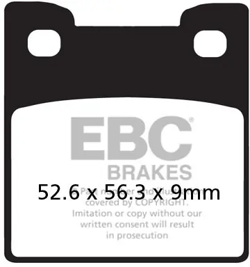 Lage Kosten EBC - FA222 - Brake Pads - Organisch