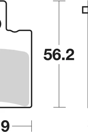 SBS - 149CT BRAKE PADS ORGANIC - Brake Pads - Geschikt voor Aprilia Voordeelprijs