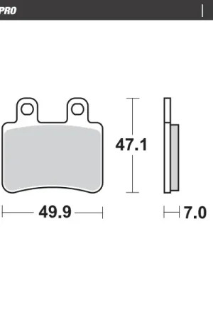 Beste Prijs MOTO MASTER - 410804 - Brake Pads - Ceramisch voor Yamaha Xt 125 r 5 en 6