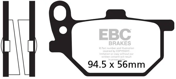 Favoriet EBC - FA 41V - Brake Pads - Semi-Sintered