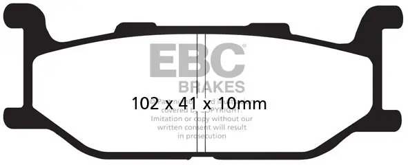 Koop Vandaag EBC - SFA179HH - Brake Pads - Sintered Scooter Remblokken