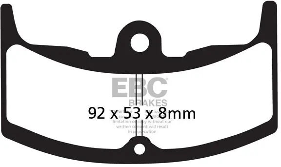Hoge Kwaliteit EBC - FA080 - Brake Pads - Organisch Remmateriaal