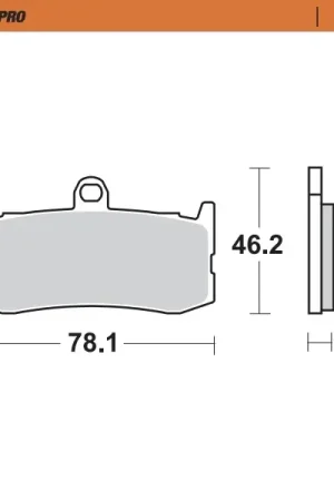 MOTO MASTER - 407301 - Brake Pads - SINTER - STREET Groothandel