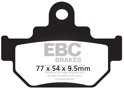 EBC - FA106/2TT - Brake Pads - Organisch Hoge Kwaliteit