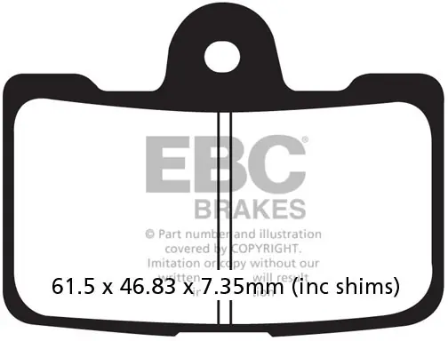 EBC - FA454/4HH - Brake Pads - Sintered Sportbike Ambachtelijk