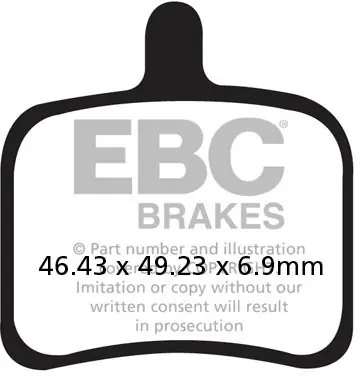 EBC - FA460HH - Brake Pads - Sintered Sportbike Professioneel