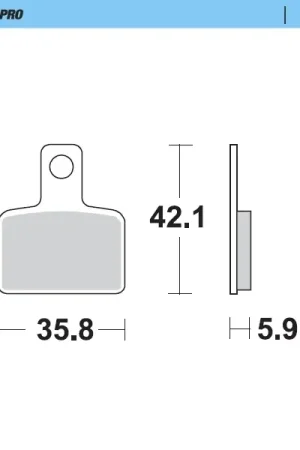 MOTO MASTER - 099412 - Brake Pads - Sinter Racing GP Koop Vandaag