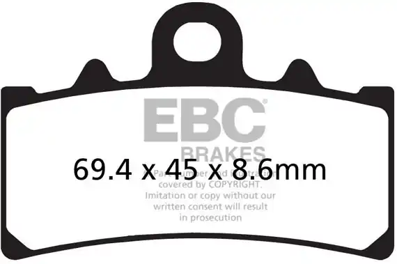 Betaalbaar EBC - EPFA606HH - Brake Pads - Extreme Pro HH
